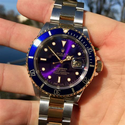 rolex submariner color change